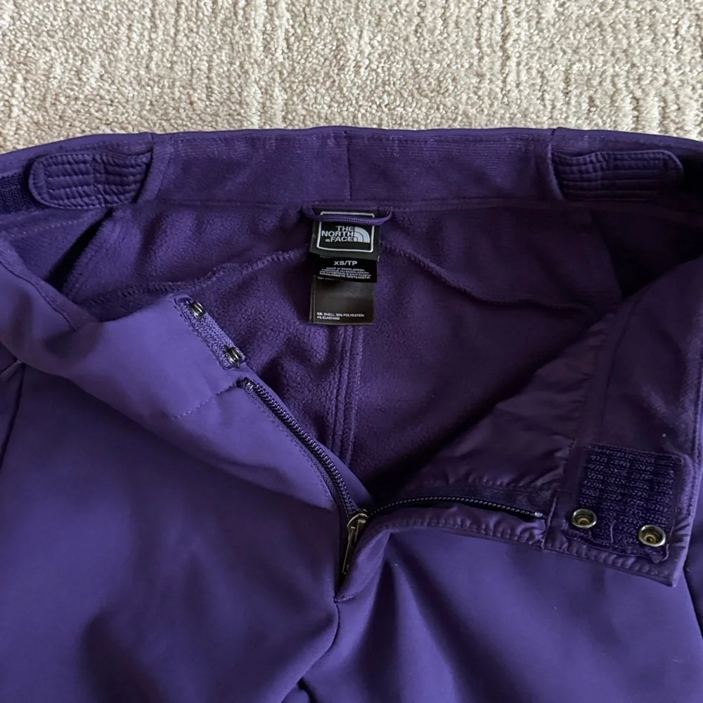 The North Face Apex STH purple slim Soft Shell Ski Pants  XS - Picture 3 of 8